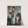 Self-Portrait with a Hat by Narashige Koide