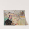 Self-portrait with a Polish road by Jacek Malczewski
