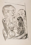 Self-Portrait with Cat and Lamp (1920)