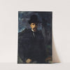 Self-Portrait with High Hat by Hans Von Marées