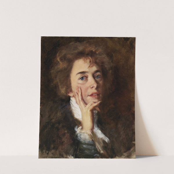 Self-Portrait with Jabot (1896) by Alice Pike Barney