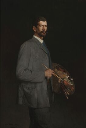 Self-portrait with palette (1893)