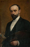 Self-portrait with palette