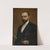 Self-portrait with palette by Feliks Cichocki