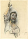 Self-portrait with Rope Around the Neck