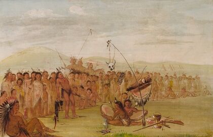 Self-Torture In a Sioux Religious Ceremony
