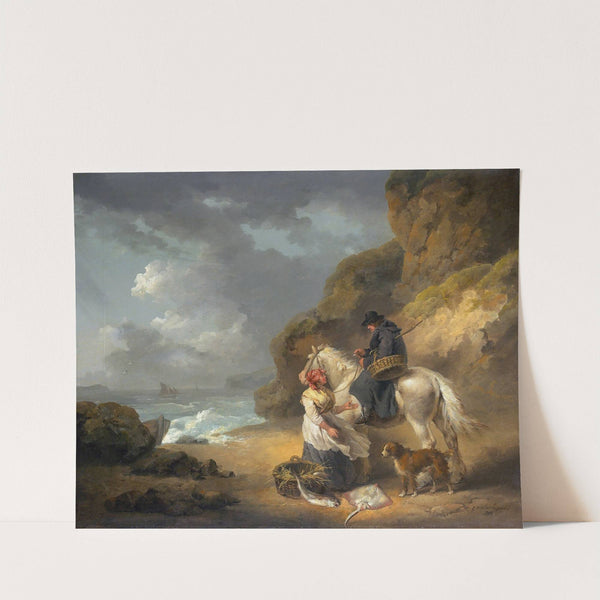 Selling Fish by George Morland