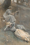 Selma threw herself at full length on the ground (1895)