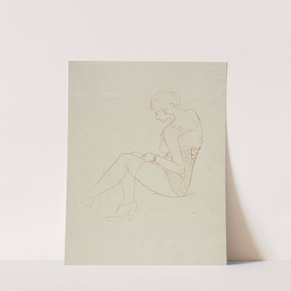 Semi-nude Woman, Seated by Ananda K. Coomaraswamy