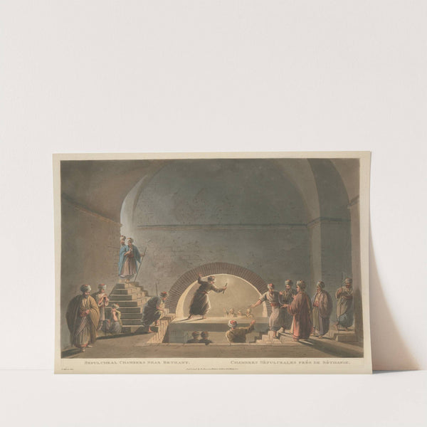 Sepulchral Chambers near Bethany by Luigi Mayer