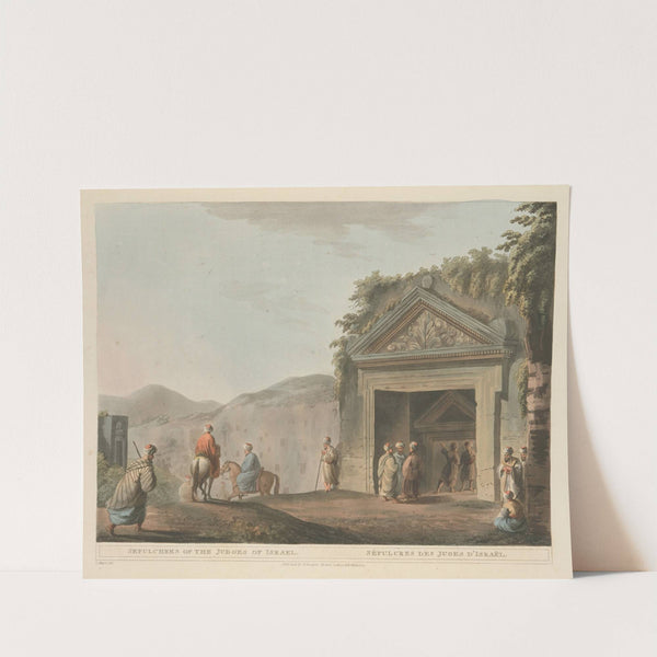 Sepulchres of the judges of Israel by Luigi Mayer