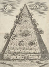 Sepulchrum C. Cestii Epulonis Ostensi Via Et Pyramide Et Marmore Quadrato Nobilissimum Atque Omnium Vetustissimum