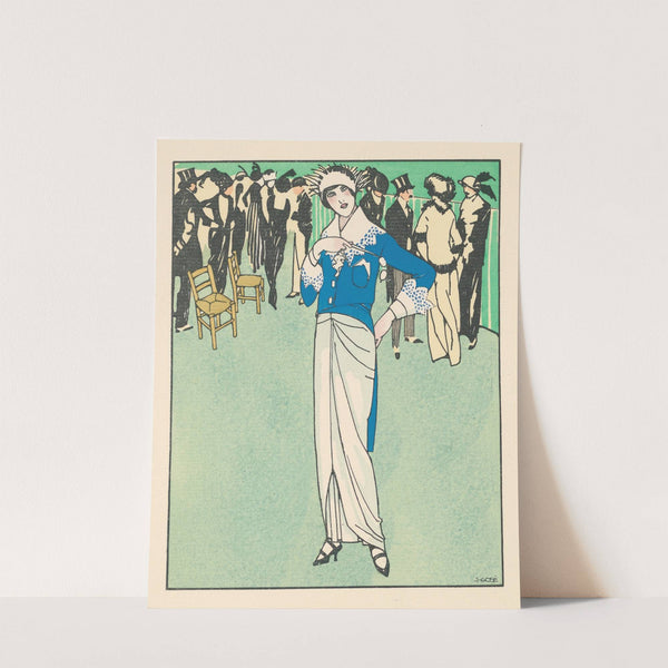 Sera-t-il Vainqueur ou Les Angoisses d’une Joueuse (Will He Be Victorious or The Anxieties of a Player) (1913) by Javier Gosé