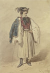 Serb in national costume