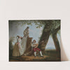 Serenade in a Roman park landscape by Jacques Sablet