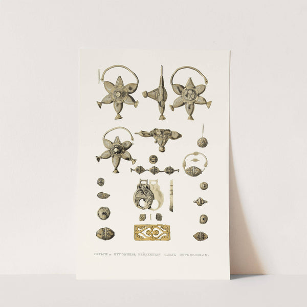 Ser'gi i pugovitsy, naidennye bliz Pereiaslavlia by Fedor Grigoryevich Solntsev