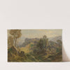 Serpentaralandschaft bei Olevano (1860) by Paul Weber