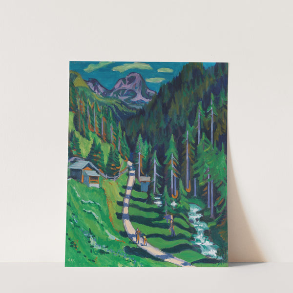 Sertigweg (1937) by Ernst Ludwig Kirchner