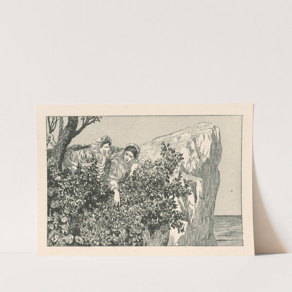 Sestry volajú Psyché (1881) by Max Klinger