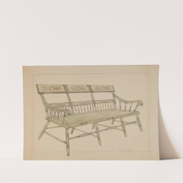 Settee by Rosa Burger