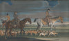 Setting Off for the Chase; The Huntsman Leading out a Pack of Harriers followed by the Master and the Whipper-In