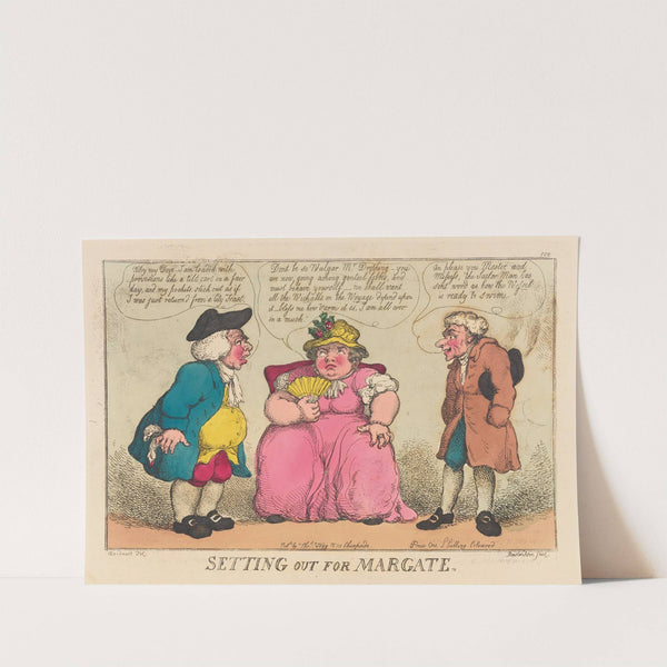 Setting out for Margate by Thomas Rowlandson