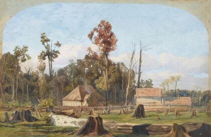 Settler’s home, Merton, near New Plymouth — size preview