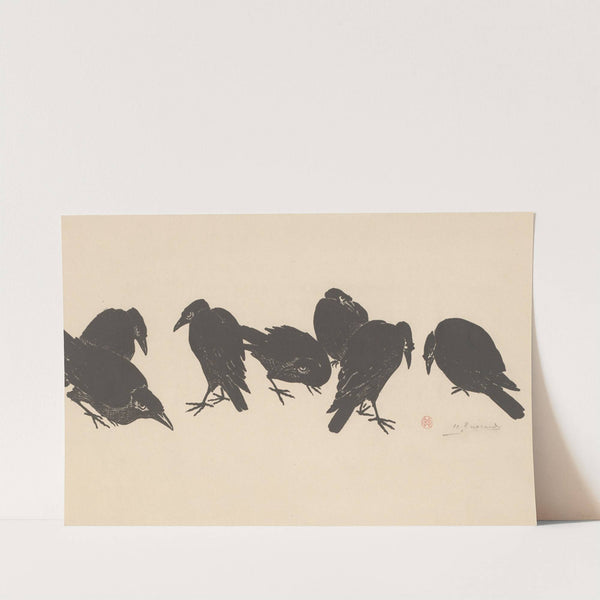 Seven crows (1872-1897) by Henri-Charles Guérard