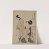 Seven Komachi Episodes: A Woman Holding an Outer Garment for a Man (1754-1806) by Kitagawa Utamaro