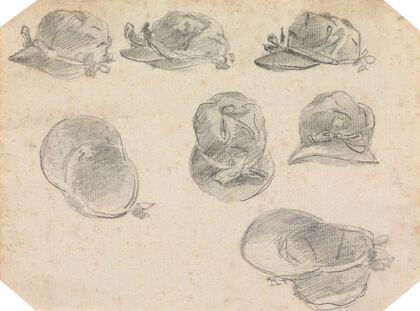 Seven Studies of Jockeys’ Caps