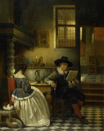 Seventeenth-century Interior (1838)