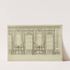 Several designs of windows and moldings. by Michael Angelo Pergolesi