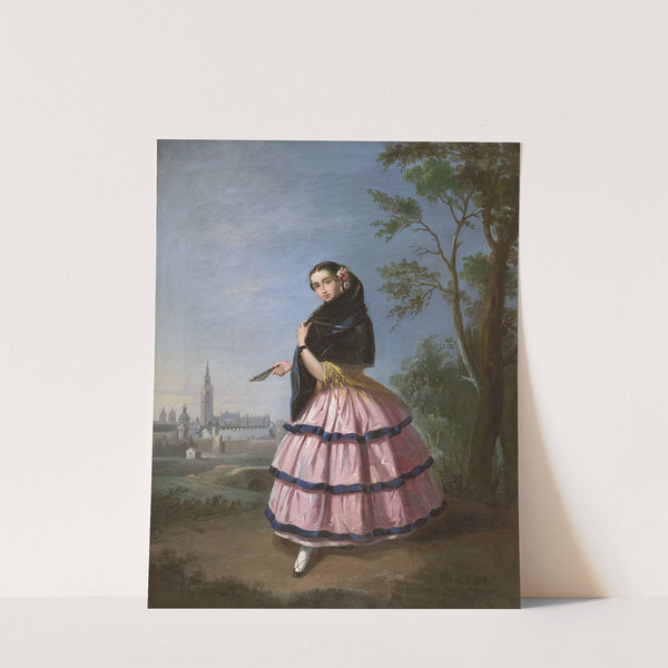 Seville Maja (c. 1850) by Manuel Cabral Aguado Bejarano