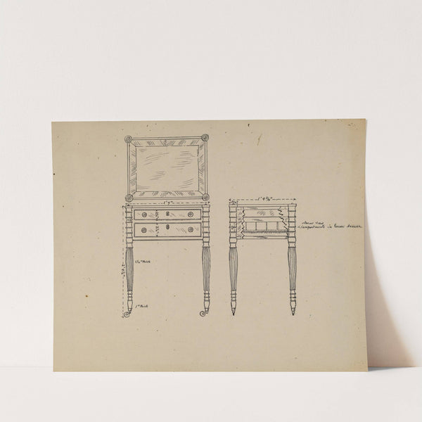 Sewing and Work Table by American 20th Century