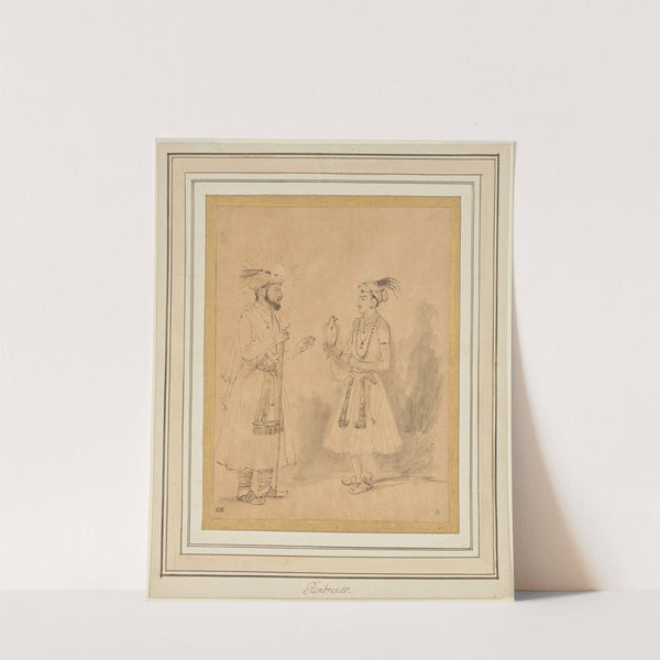 Shah Jahan and Dara Shikoh by Rembrandt van Rijn