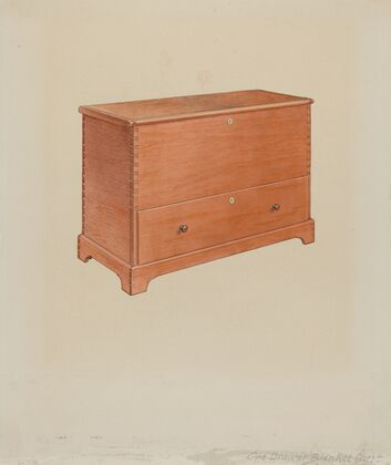Shaker Blanket Box