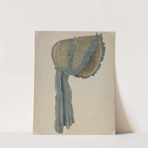 Shaker Bonnet (c. 1938) by Wilbur M Rice