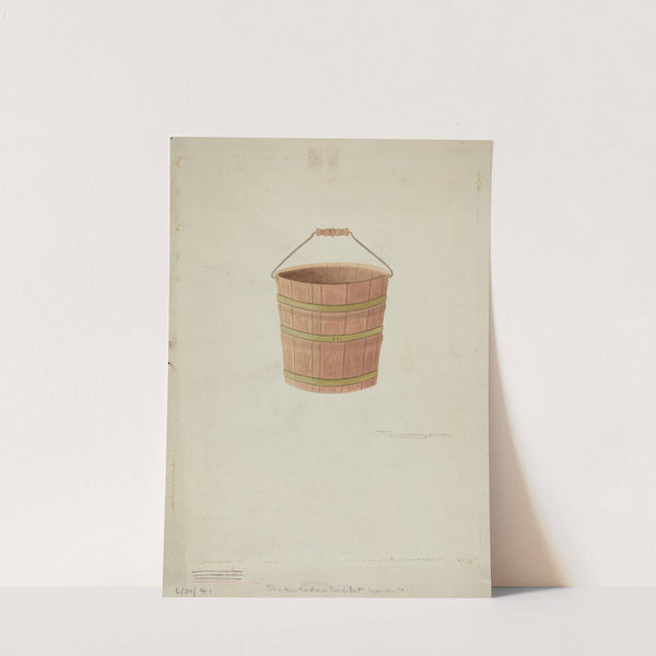 Shaker Cedar Bucket by T. Joyce