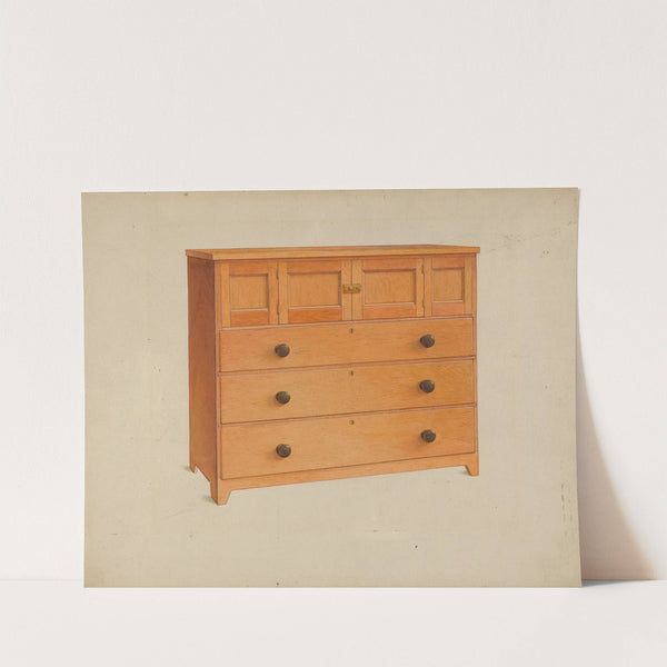 Shaker Chest of Drawers by John W. Kelleher