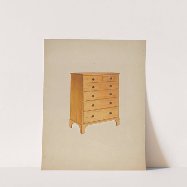 Shaker Chest of Drawers by John W. Kelleher