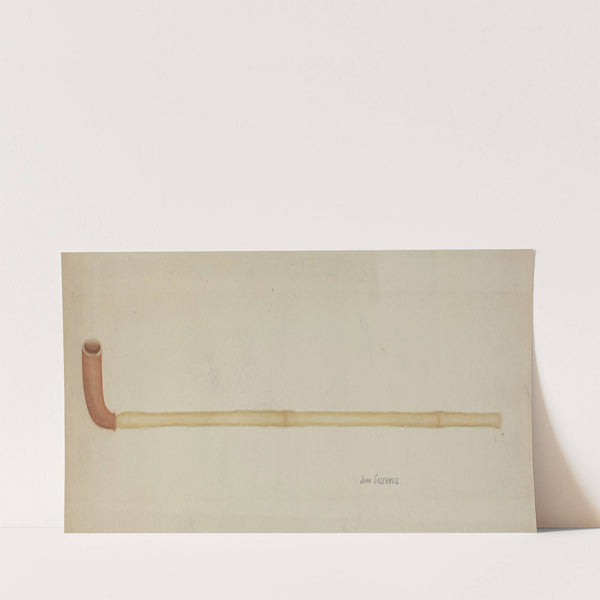 Shaker Clay Pipe (c. 1941) by John Greenwell