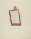 Shaker Looking Glass and Rack