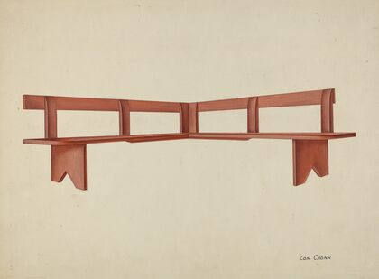 Shaker Porch Bench