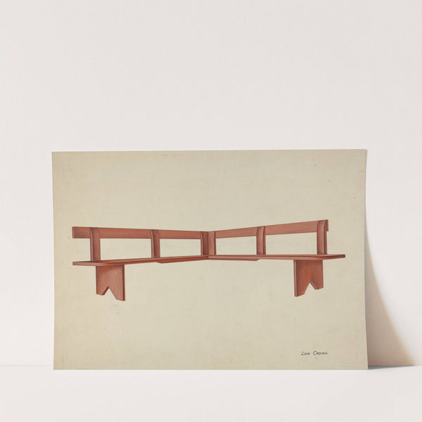 Shaker Porch Bench by Lon Cronk