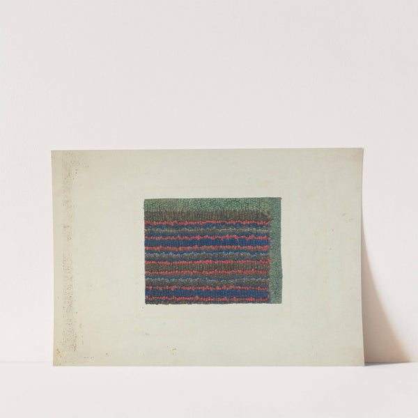 Shaker Rug Material by Elizabeth Moutal