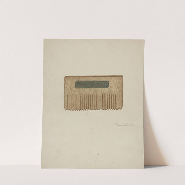 Shaker Seed Comb by Francis Bruner