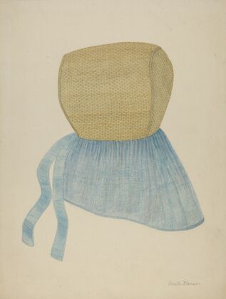 Shaker Straw Bonnet