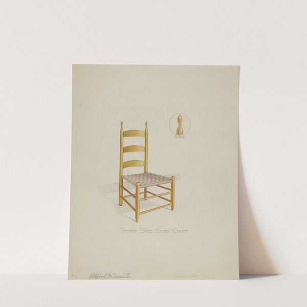 Shaker Three Slat Chair by Alfred H. Smith