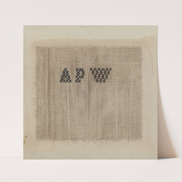 Shaker Tow or Garden Sheet by Elizabeth Moutal