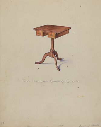 Shaker Tripod Sewing Stand